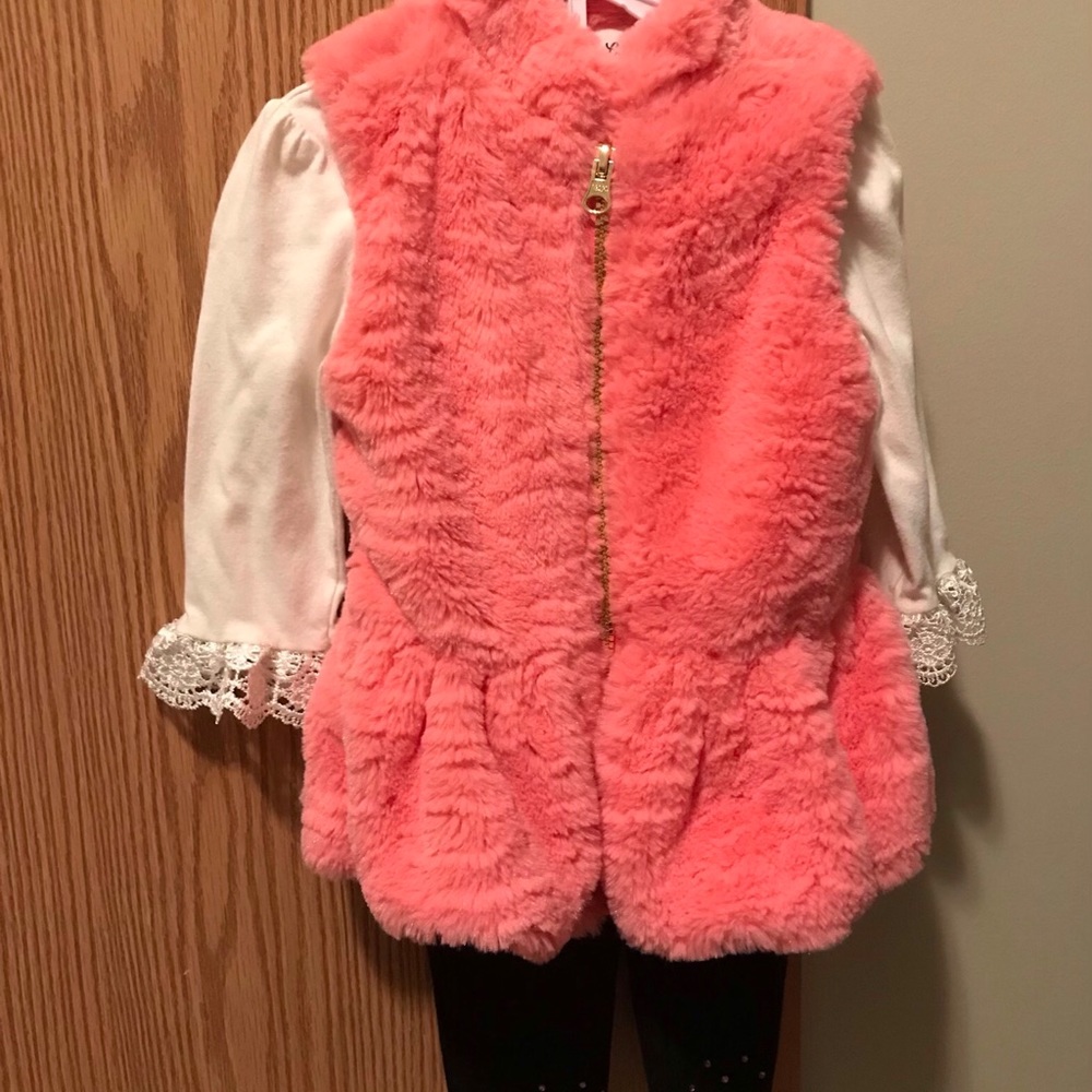 Vest shirt and pants set